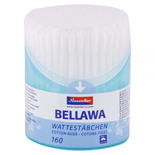Bellawa - Vatové tyčinky v dóze 160ks