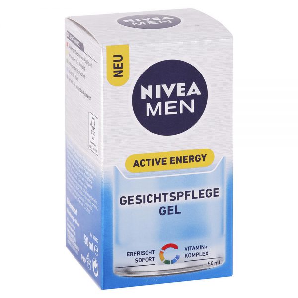 NIVEA Men gélový krém na tvár pre mužov Active Energy 50 ml
