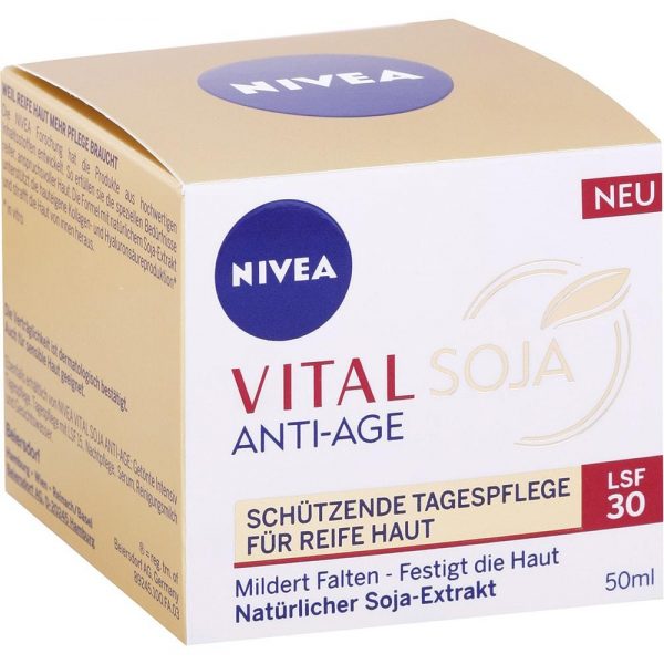 NIVEA denný krém proti vráskam SPF 30 Vital Soja 50 ml